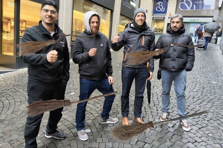 Escape Game Theme Team Magic in the streets of Lausanne