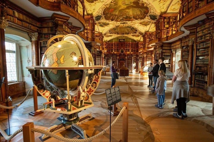 Liechtenstein St Gallen UNESCO library & Rhine Falls from Zurich